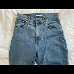 Helmut Lang Femme Hi Bootcut High Waisted Denim Jeans Size 29